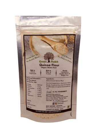 Green Habit Organic Gluten Free Quinoa Flour (250 gms Pack)