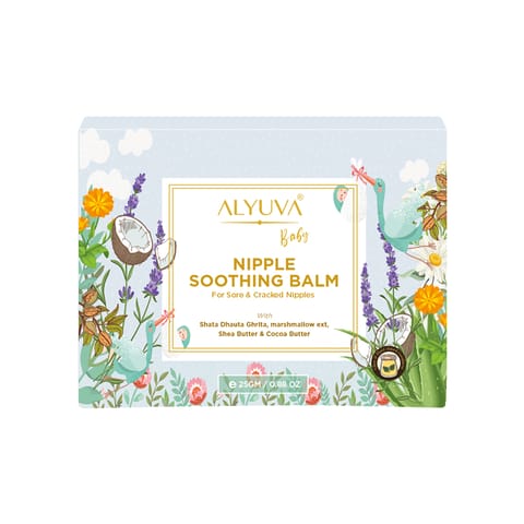Alyuva Nipple Soothing Balm, Baby Safe (25 gms)