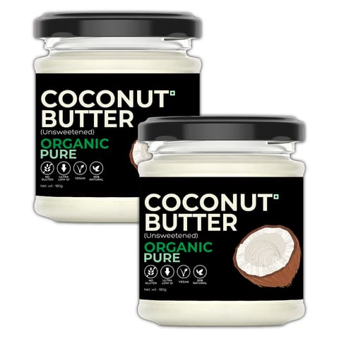 D Alive Organic Coconut Butter (180 gms - Pack of 2)