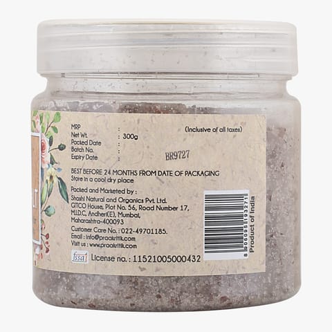 Praakritik Rose Bath Salt 300 Grams