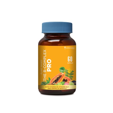Zeroharm Vitamin B Complex Pro (60-Capsules)