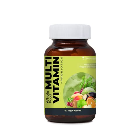Zeroharm Multivitamin Probiotic Supplements (60-Capsules)