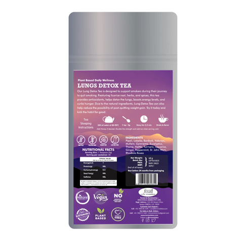 Innoveda Lungs Cleanse & Detox Tea (1 month pack 60 gms)