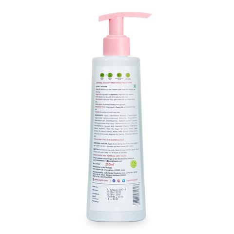 La Pink Olive & Argan Conditioner for Smooth and Frizz-Free Hair | 100% Microplastic Free Formula | Suitable for All Hair Types | 250 ml