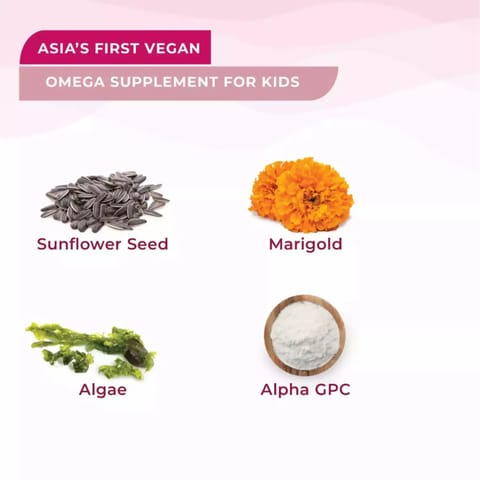 Wellbeing Nutrition Frozen Anna Melts Kids Vegan Omega 3(EPA & DHA) Strawberry Flavor 30 Oral Strips