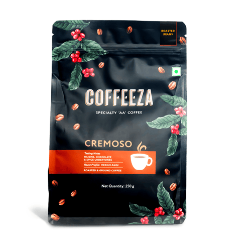 Coffeeza Cremoso Coffee Beans (250gm)
