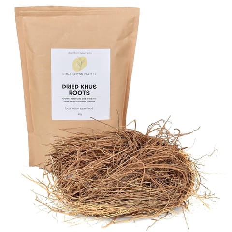 Homegrown Platter Gut Cooling COMBO | Sabja Seeds, Edible Rose Water & Vetiver Roots | Pack of 3 | Cooling for gut | Reduces Body Heat