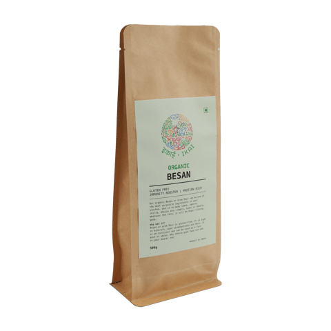 IKAI Organic Besan, Gram Flour, Gluten Free (500 gms)
