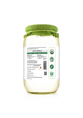 Sow Fresh India Cold Pressed Organic Extra Virgin Coconut Oil (1 litre)