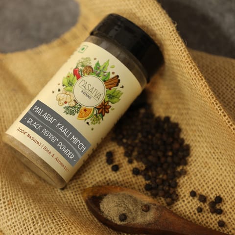 Rasatva Malabar Kaali Mirch - Black Pepper Powder (45 gms)