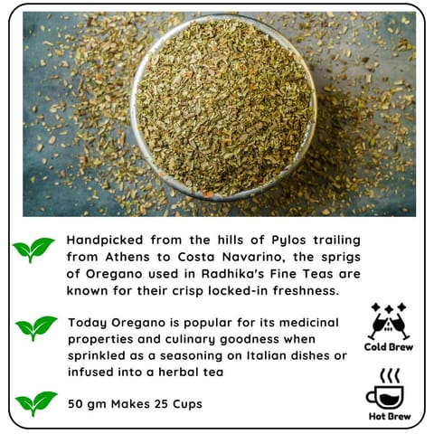 Radhikas Fine Teas and Whatnots DIGESTIVE Greek Oregano Tisane - Health Benefits of Greek Oregano Tisane Herbal Tea