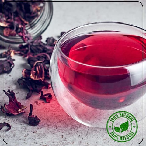 Radhikas Fine Teas and Whatnots DETOX Thai Hibiscus Roselle Tisane - A Tangy and Refreshing Drink with Vitamin C