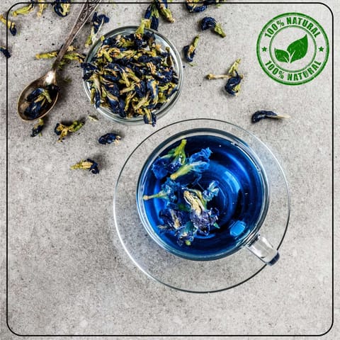 Radhikas Fine Teas and Whatnots ANTI-AGEING Thai Butterfly Blue Tisane - A Magical and Colorful Drink