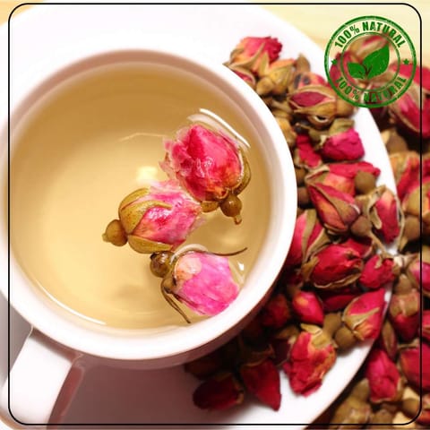 Radhika Fine Tea and Whatnots BEAUTEA China Baby Rose Buds Decaf Tisane - A Tea for Romance and Beauty