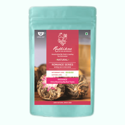 Radhikas Fine Teas and Whatnots RADIANCE China Blooming Big Bud Tisane - The Tea That Blossoms and Delights
