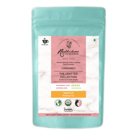 Radhikas Fine Teas and Whatnots DIGESTIVE Mukhwas Tea - The Benefits of Drinking Digestive Mukhwas Tea for Gut Health and Anxiety Relief