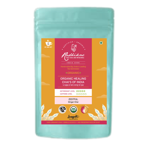 Radhikas Fine Teas and Whatnots ZESTFUL Ginger Chai - The Benefits of Zestful Ginger Chai for Your Health and Wellness