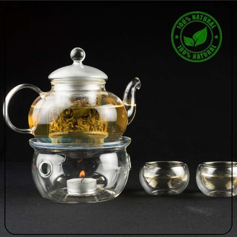 Radhikas Fine Teas and Whatnots QUIET MOMENT China Silver Needle White Leaf - The Finest and Purest of All Teas