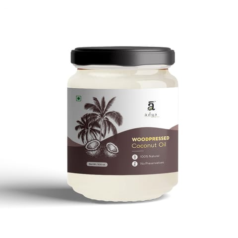 Adya Organics Organic Coconut Oil  (500 ml)