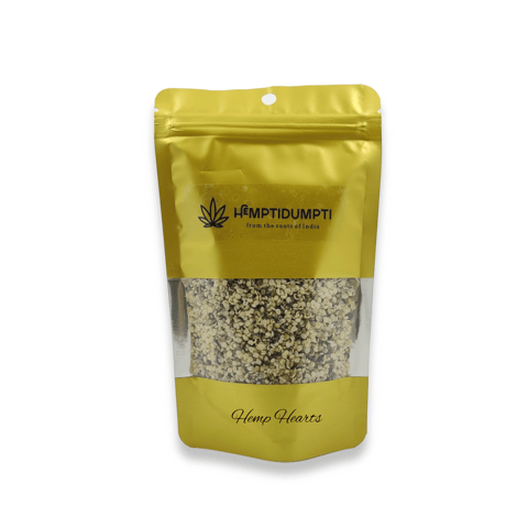 Hemptidumpti Hemp hearts 200g (hulled hemp seeds) | 100% Organic | Omega-3,6,9 | Hemp Seeds for Eating