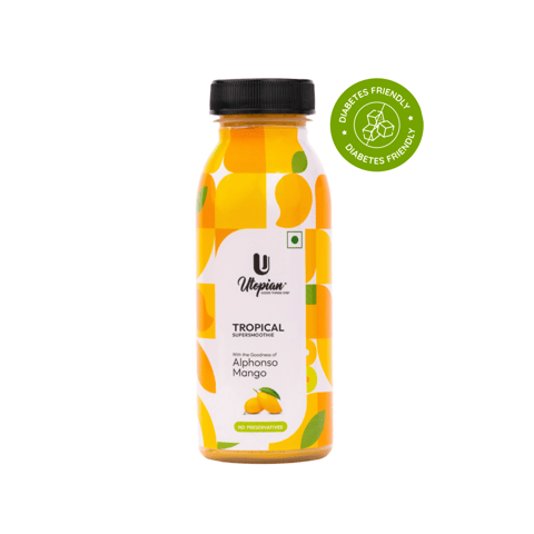 Utopian Tropical Super Smoothie (Pack of 4, Each of 200 ml)