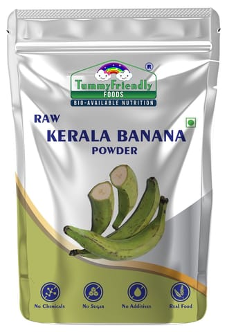 TummyFriendly Foods Natural Raw Kerala Banana Powder | Raw Nendran Banana Powder | No Chemicals Cereal (200 gms)