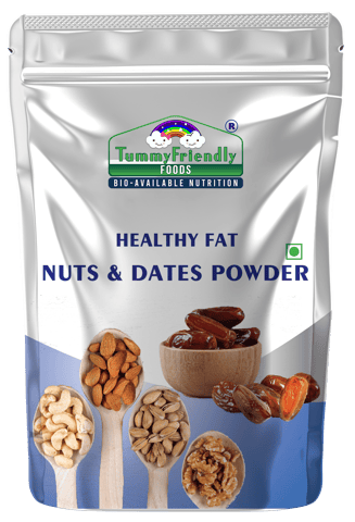 TummyFriendly Foods Premium Nuts and Dates Powder | Healthy Fat with Natural Sweetener - 200 gms Cereal (200 gms)