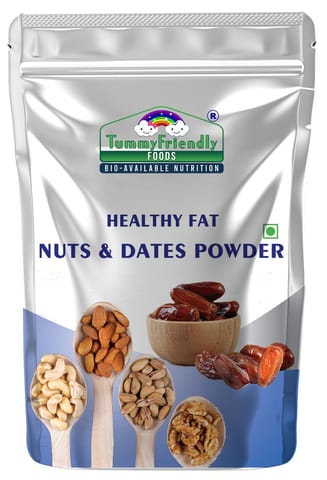TummyFriendly Foods Premium Nuts and Dates Powder | Healthy Fat with Natural Sweetener - 100 gms Cereal (100 gms)