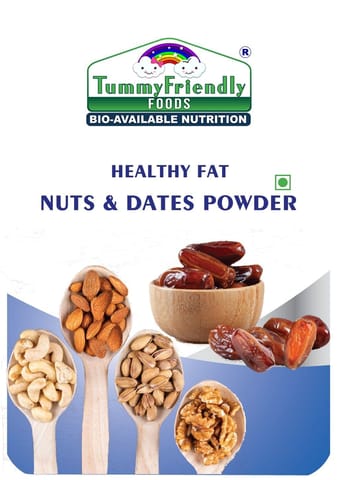TummyFriendly Foods Premium Nuts and Dates Powder | Healthy Fat with Natural Sweetener - 100 gms Cereal (100 gms)