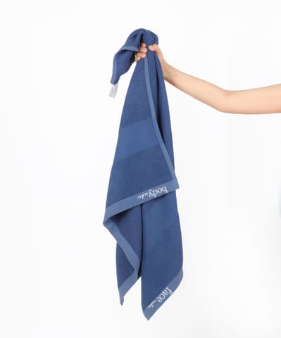 Doctor Towels Bamboo Terry Bath Towel Pack of 1 - Minera Blue Color