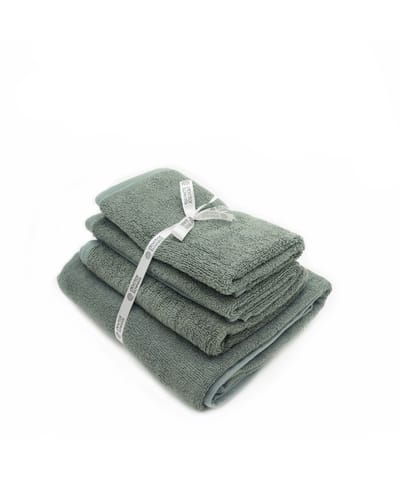 Doctor Towels Bamboo Terry Assorted Towel Pack of 4 - Sage Green Color