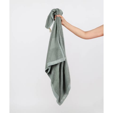 Doctor Towels Bamboo Terry Bath Towel 75 x 150 cm - Sage Green