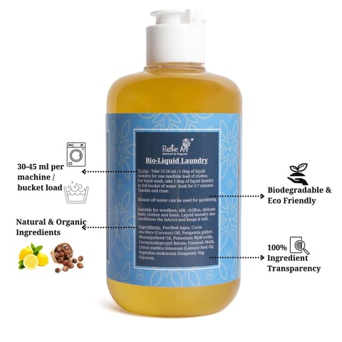 Rustic Art Organic Bio Liquid Laundry (300 ml)