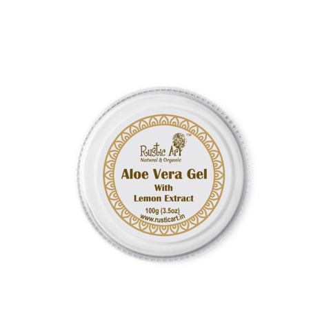Rustic Art Organic Aloe Vera Lemon Gel (100 gms)