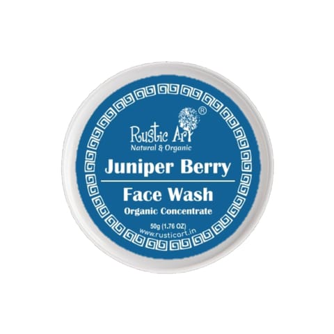 Rustic Art organic Juniper Berry Face Wash Concentrate (50 gms)