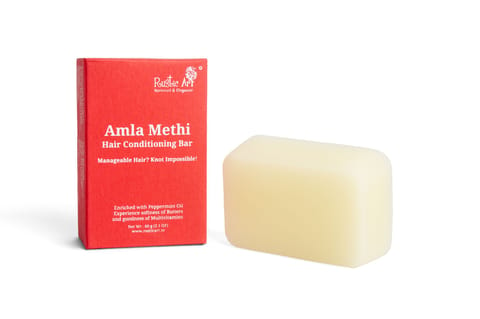 Rustic Art organic Amla Methi Hair Conditioning Bar
