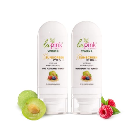 La Pink Vitamin C Sunscreen- 50 gms (Pack of 2)