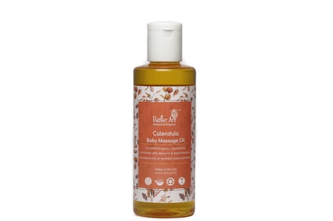 Rustic Art Organic Calendula Baby Massage Oil (200 ml)