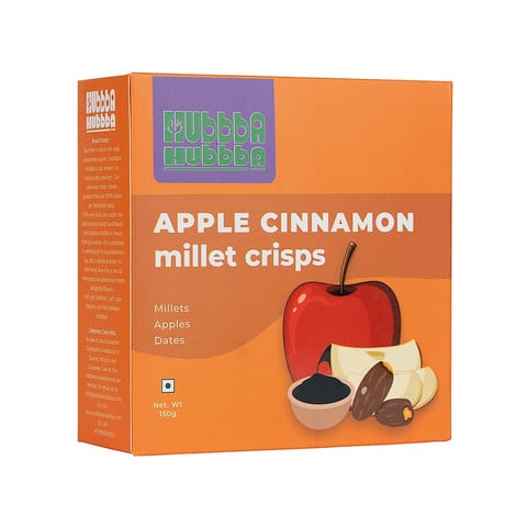 Hubbba Hubbba Apple Cinnamon crisps - 150 gms