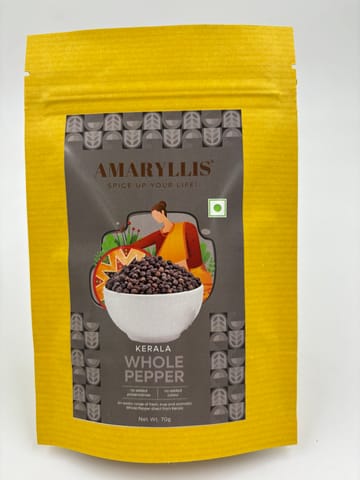 Amaryllis Kerala Black Pepper (70 gms)