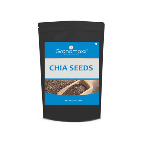 Granomaxx Chia Seeds | Whole | Black | 300 gms