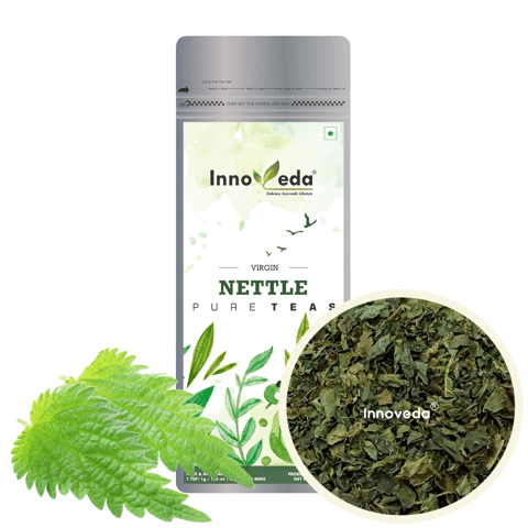 Innoveda Nettle Leaf Hair Regrow Tea (50 gms, Makes 50 - 60 Cups)