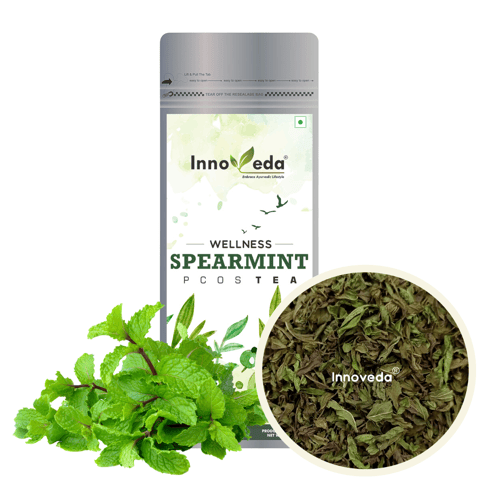 Innoveda Spearmint PCOS Tea (50 gms, Makes 40 - 50 Tea Cups)
