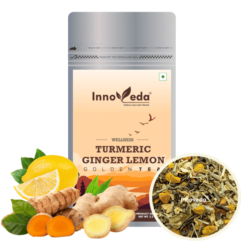 Innoveda Turmeric Ginger Lemon Golden Tea (100 gms)