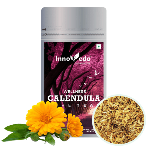 Innoveda Calendula Skin Lighten Tea (28 gms, 25-35 Tea Cups)