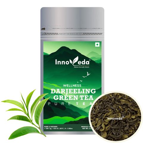 Innoveda Darjeeling Green Tea (100 gms, Makes 50-60 Tea Cups)