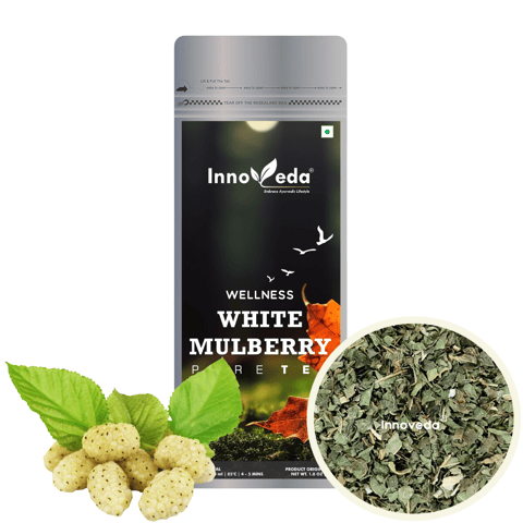 Innoveda White Mulberry Leaf Tea (50 gms, Makes 40-50 Tea Cups)