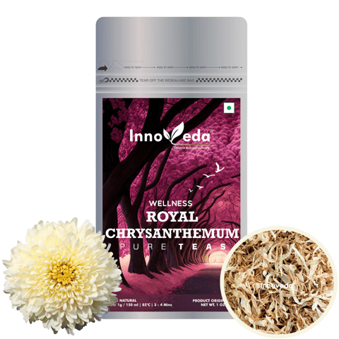 Innoveda Royal Chrysanthemum Tea Beta carotene Rich (28 gms, Makes 25-35 Tea Cups)