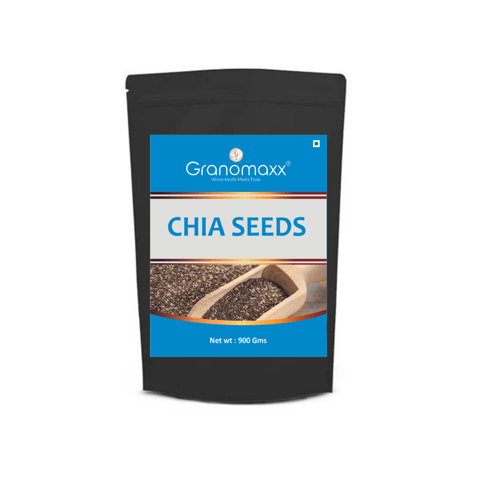 Granomaxx Chia Seeds | Whole | Black | (900 gms)