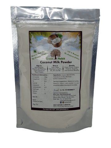 Greenhabit Vegan Coconut Milk Powder (100 gms)